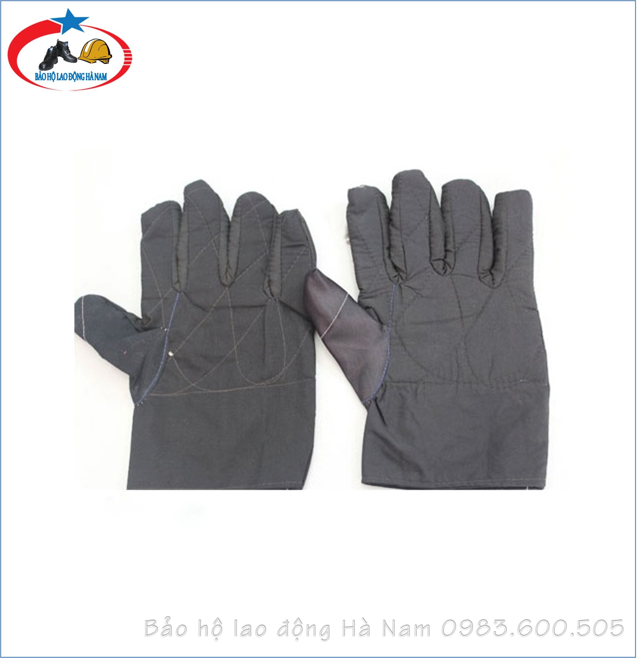 Găng tay vải bạt bảo hộ Mẫu GT01